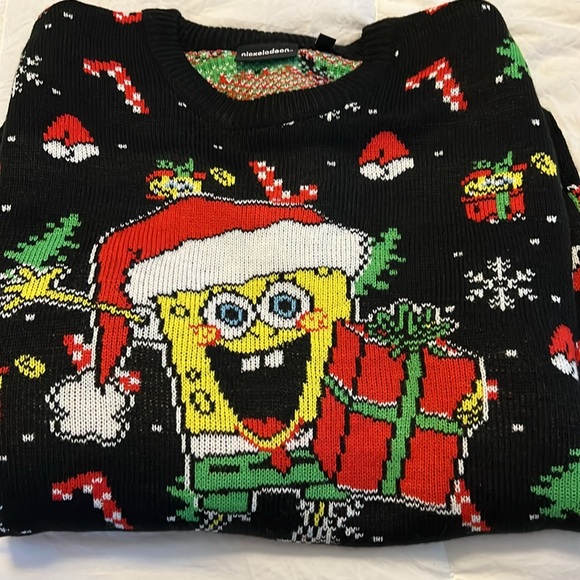 ❄️ Spongebob Squarepants Ugly Sweater Holiday - Picture 2 of 3